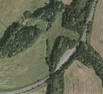 Detail 'parkoviště' nad Fulnekem