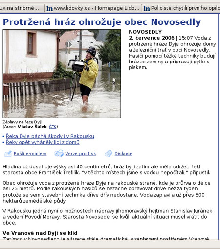Novosedly na Lidovkách