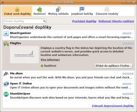 Doplňky Firefoxu