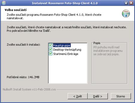 Volby instalace Volby instalace